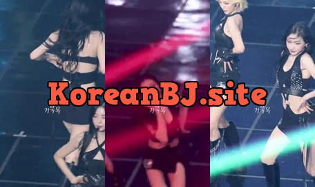 잇지 채령 2월13일 콘서트 중 끈풀려 브라 노출 직캠